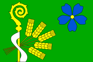 Vlajka obce Praskačka